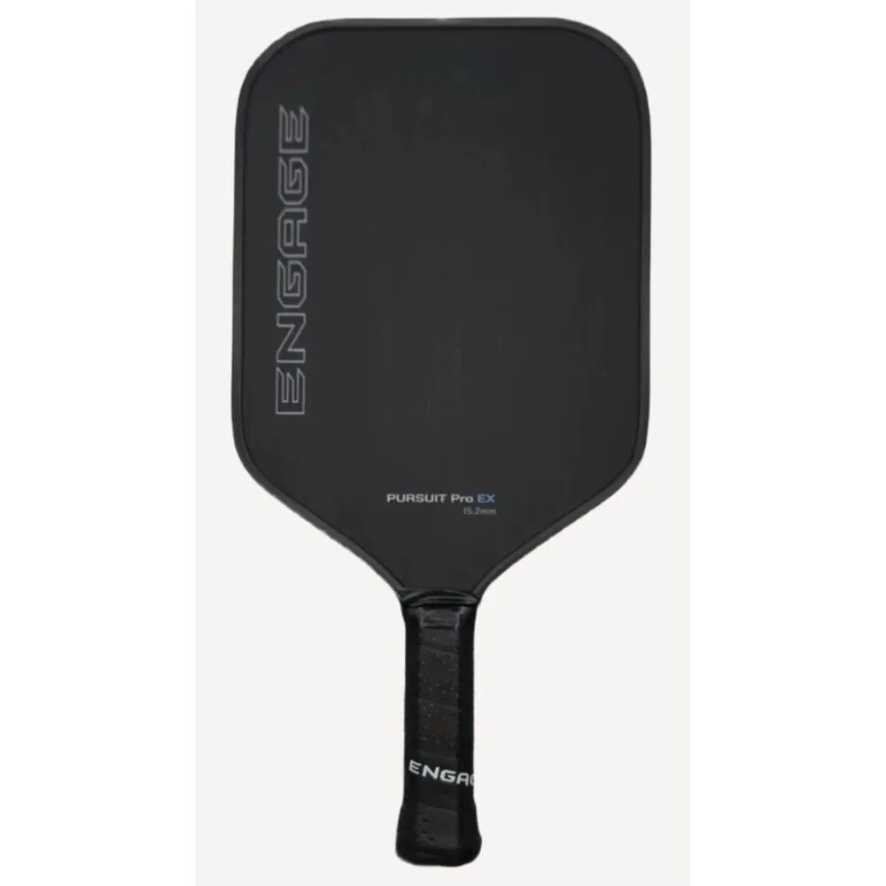 Engage Pursuit Pro EX 15.2mm Pickleball Paddle Raw Carbon Fiber Fierce Blue NEW - Picture 2 of 7